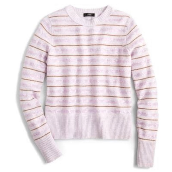 J. Crew Sweaters - J. Crew Sequin Stripe Supersoft Yarn Sweater